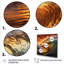 Coucher de soleil vert et orange - art mural plage-443963359-443963365