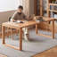 Bureau rectangulaire en bois massif Burlywood-1305019235