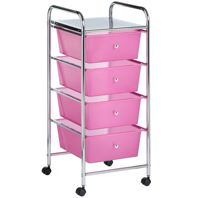 76cm H x 32cm W Utility Cart with Wheels
