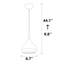 Luminaire suspendu simple 1 lumière