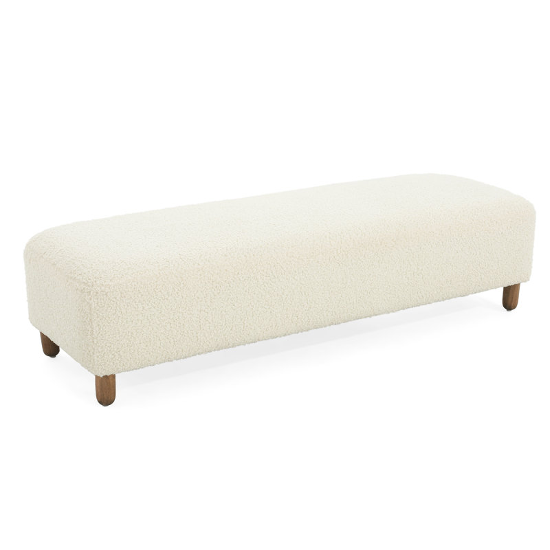 Comfortable Ottoman, White