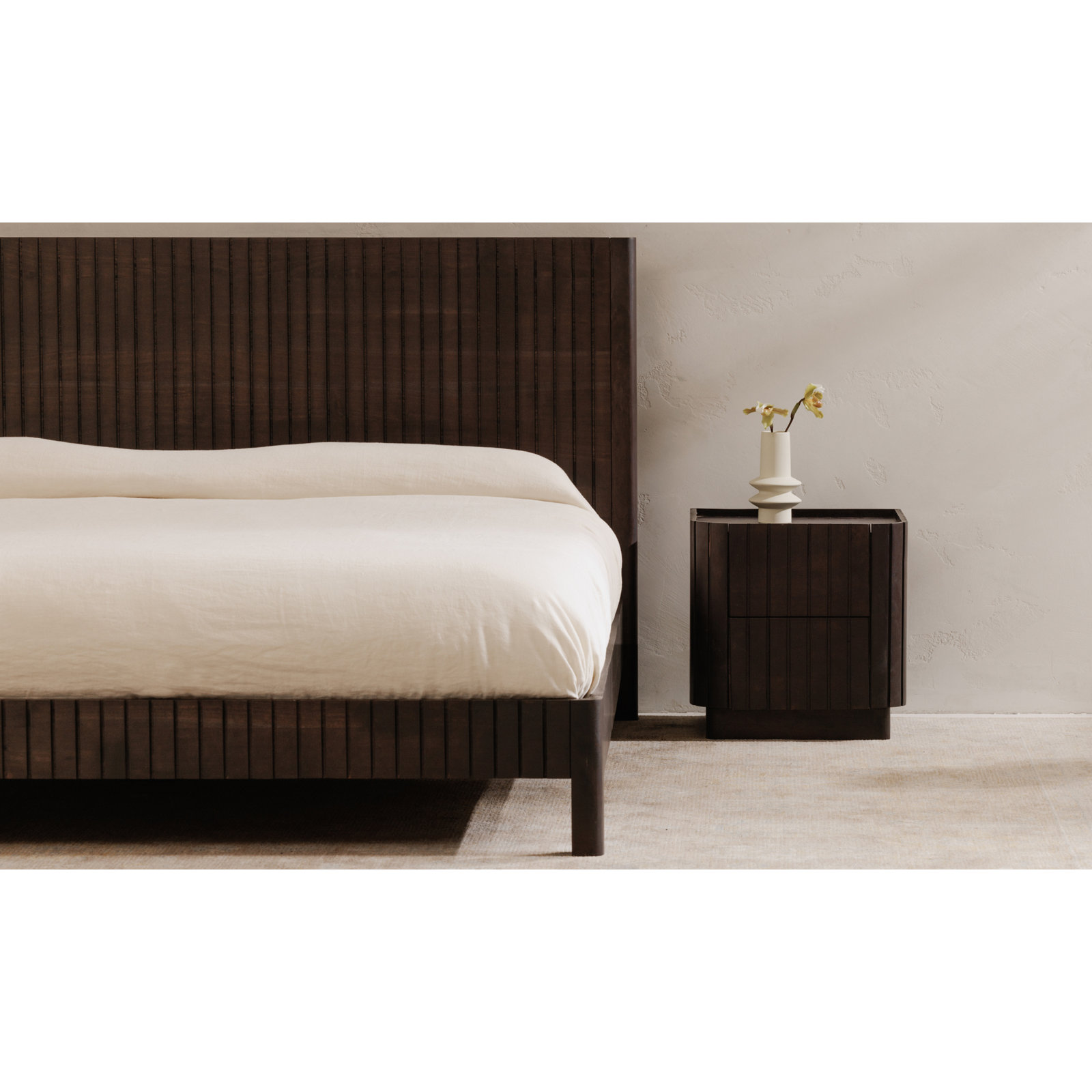 Daley 2 - Drawer Nightstand, Black