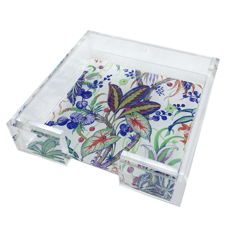 Amazonia Classic Acrylic Square Cocktail Tray