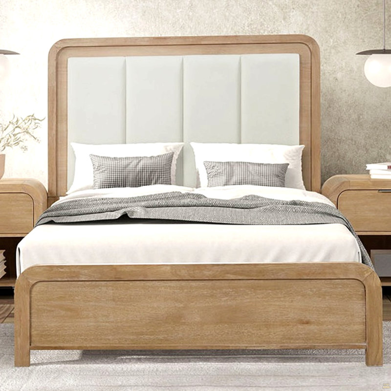 Cadre de lit tête de lit grand lit 1pc, Grand lit
