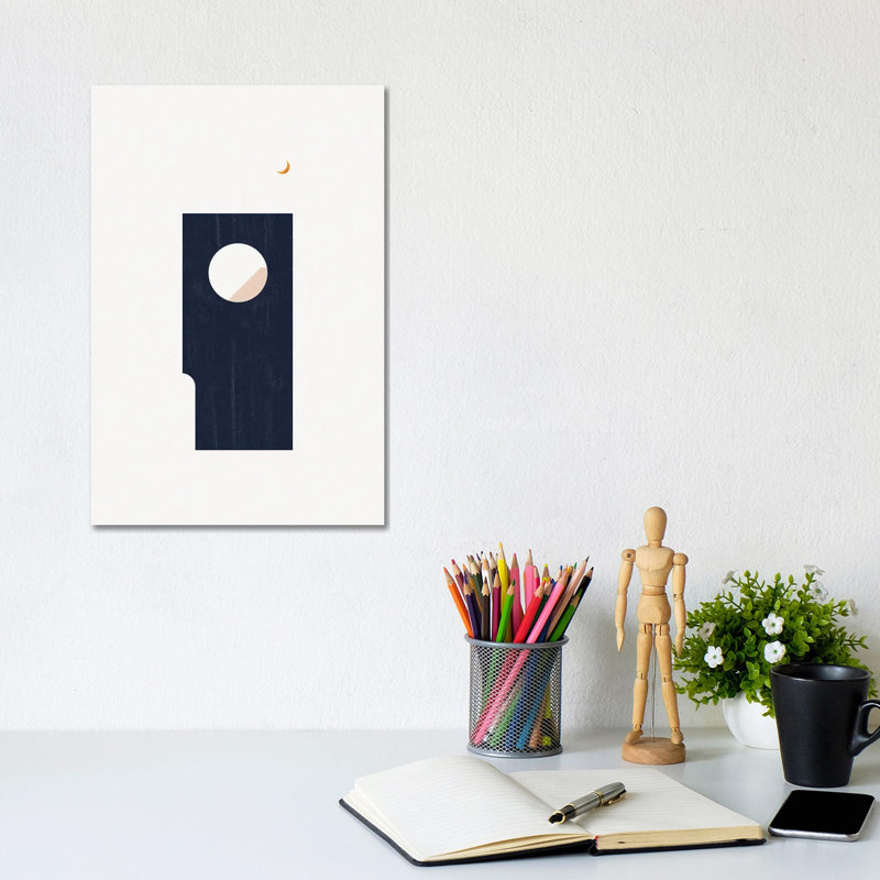 Hilal by LEEMO - Wrapped Canvas Gallery-Wrapped Canvas Giclée, 20.32 cm H x 30.48 cm W