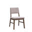 Chaise d'appoint en velours côtelé et noyer Seda Dusty Mauve-1507367437