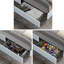 Lit plateforme tapissier grand avec rangement Anda