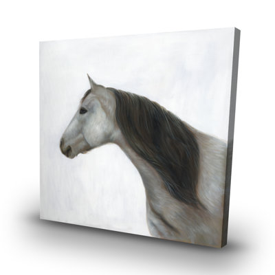 Winter horse - 32"x32" art on canvas