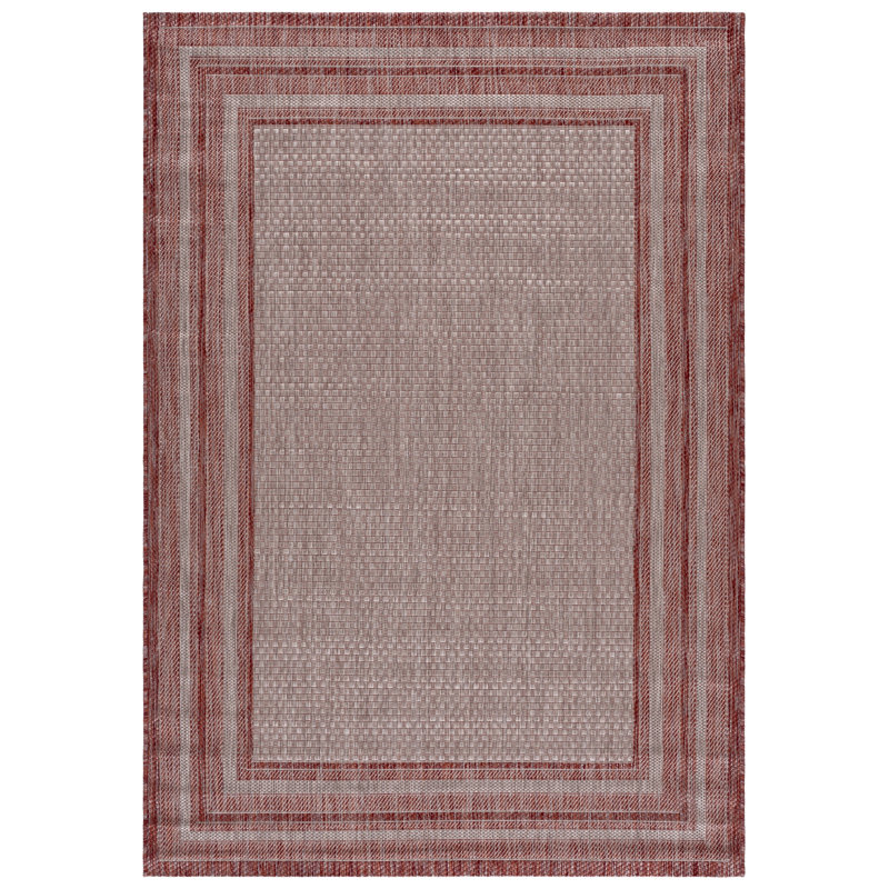 Tapis d'intérieur rayé Courtyard Performance, Rectangle 5 pi 3 po x 7 pi 7 po