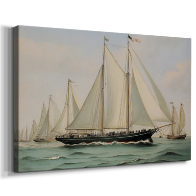 Série nautique-CLXV -Galerie enveloppée Cavas