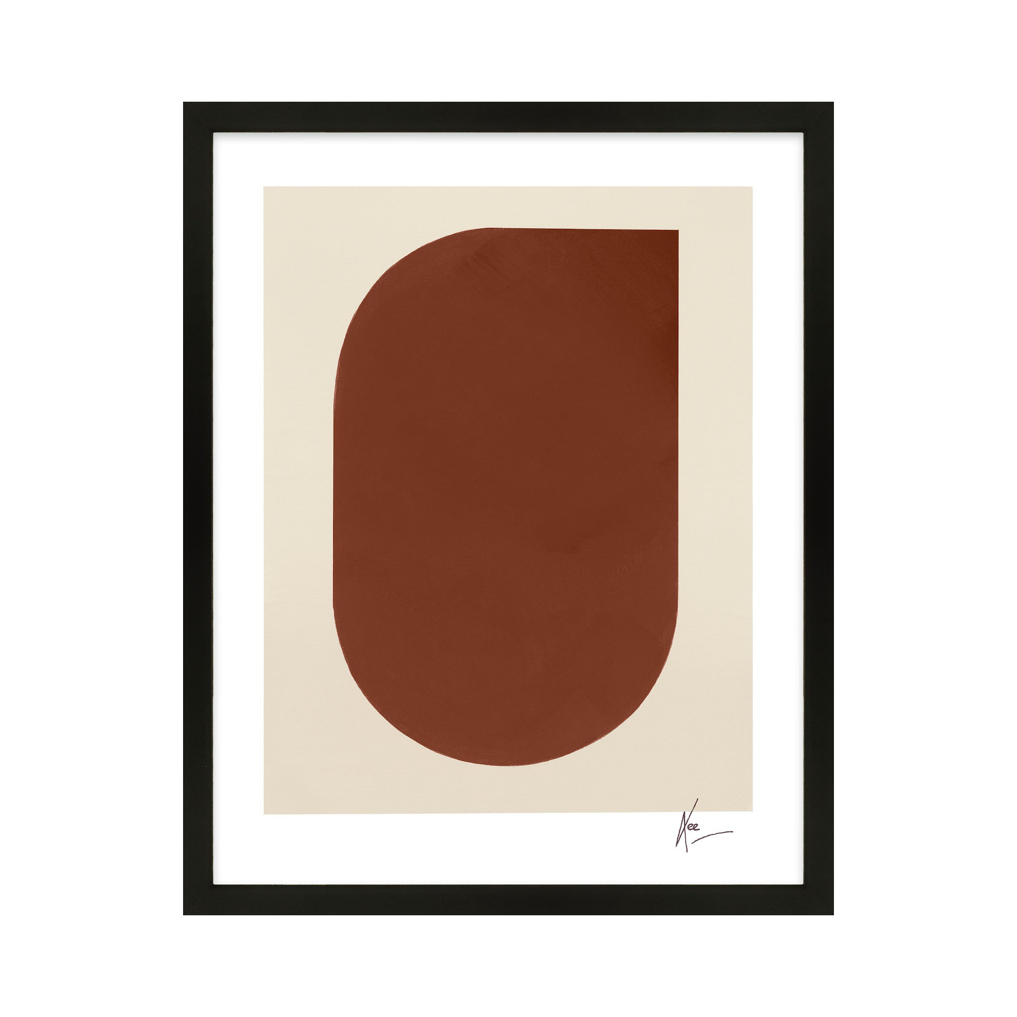 Keyhole 2 by Lee Lessem, Black Framed, 30" H x 24" W x 1.25" D