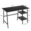 Bureau d'ordinateur Kempst de 43 pouces avec tablettes de rangement, bureau d'écriture pour bureau à domicile, table d'étude-1917083215