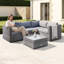  5 Seater Rattan Corner Sofa Set
