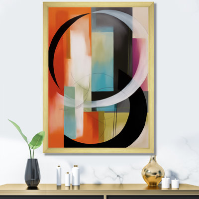 " Orange Geometric Rhythms II "