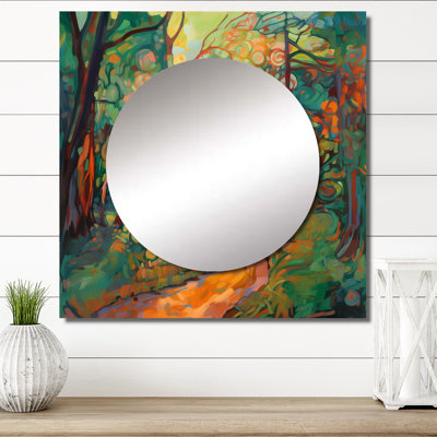 Baldur - Forest Wall Mirror Wall Art for Bathroom