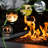 50000 Propane Fire Pit Table, 28In Square Outdoor Dinning Fireplace With Lid & Lava Stone, For Courtyard Balcony Backyard And Patio Deck Garden