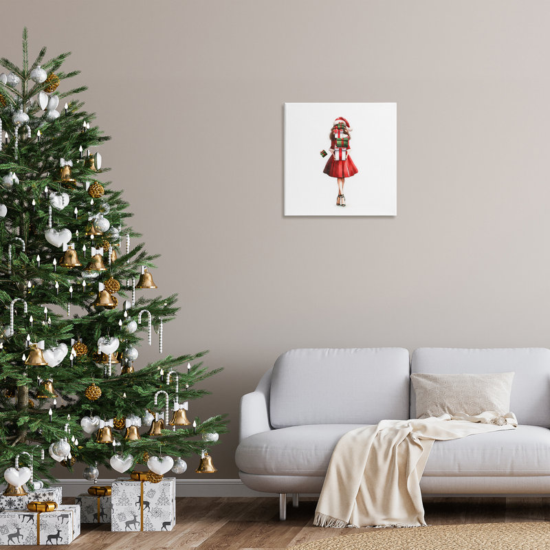 «Carrying Christmas Fun» par Amanda Greenwood, H 24 po x l 24 po