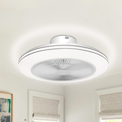 Led Low Profile Ceiling Fan With Light White Ceiling Fan With Light Flush Mount Ceiling Fan With Lights Rgb Ceiling Fan Living Room Ceiling Fan With Lights