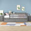 Lit de jour simple gris avec tiroirs de rangement - Structure en bois massif, conception peu encombrante-1490413832-1490810872