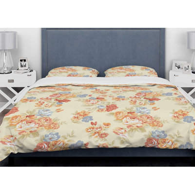 Ensemble de housse de couette designart fleurs