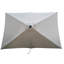 Parasol de patio rectangulaire exceptionnel avec des fonctionnalités avancées pour le plaisir en plein air-580565737
