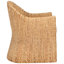 Chaise avec accoudoirs en lin Aahan