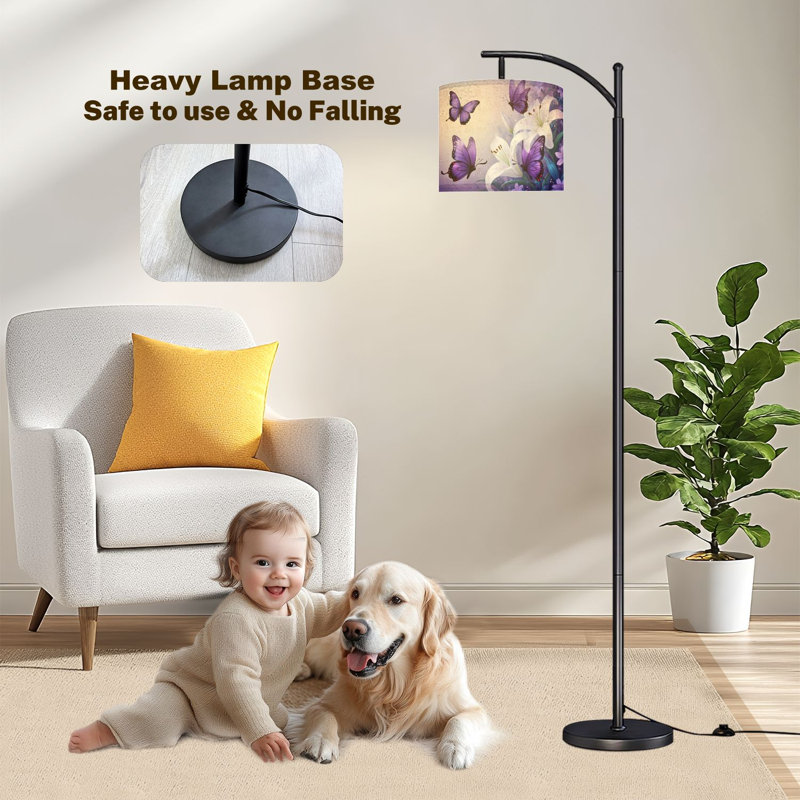 Lampe sur pied Arc Serene
