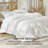Bedsure 100% Washed Cotton Duvet Cover Queen Set - Minimalist Cotton Beding Set For All Season（set of 3）-106246591-125402787
