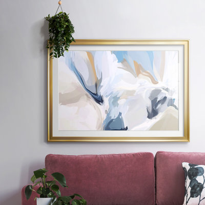 Fresh Air II - Cadre encadré avec biseauté mat et verre