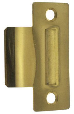 Solid Brass T Strike, Polished Brass