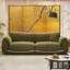 98.43" Green Cat Scratch Resistant Fabric Modular Sofa-129519478