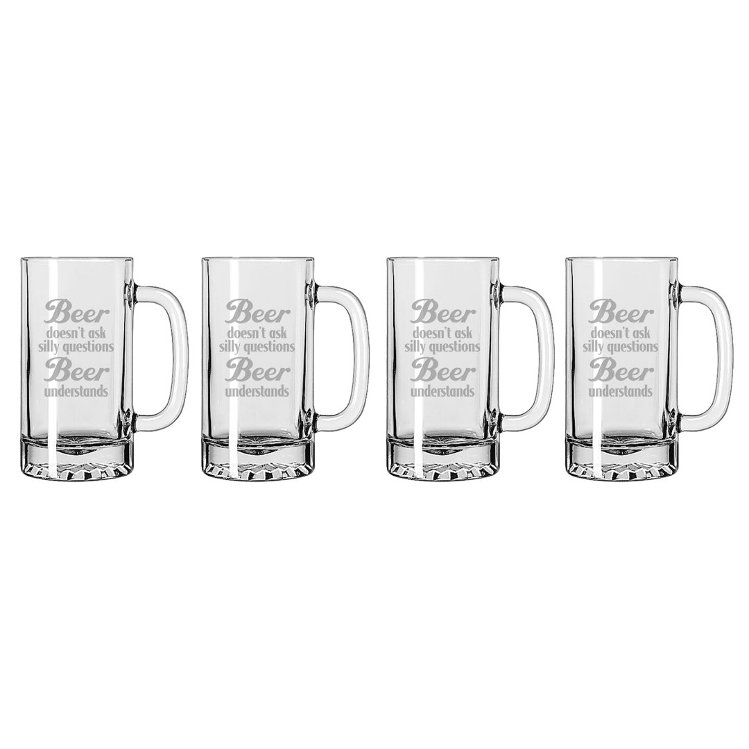 16oz. Beer Mug Set (Set of 4) Susquehanna Glass