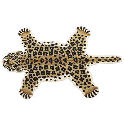 Kurth Novelty 100 cm x 160 cm Camouflage Wool Hand Woven Area Rug