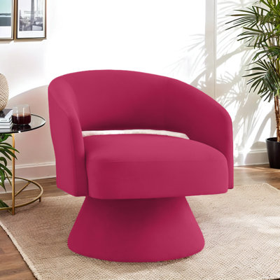 Fauteuil demi-tonneau pivotant Chrisanna