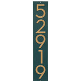 Floating Modern 4" Number Vertical Address Plaque (5 Digits)