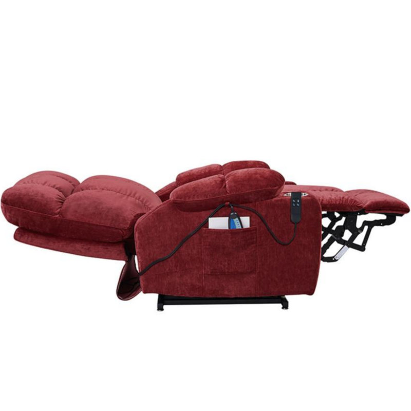 Fauteuil inclinable motorisé Power Lift, Rouge