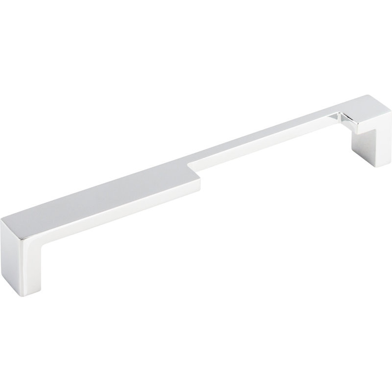 Modern Metro Bar Pull, Polished Chrome, 7" Center to Center