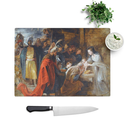 The Adoration of the Magi by Peter Paul Rubens Chopping Board