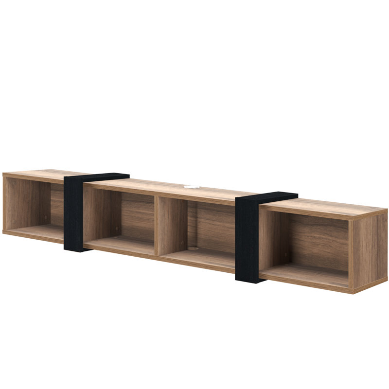 Marie Floating Tv Stand With Open Shelves