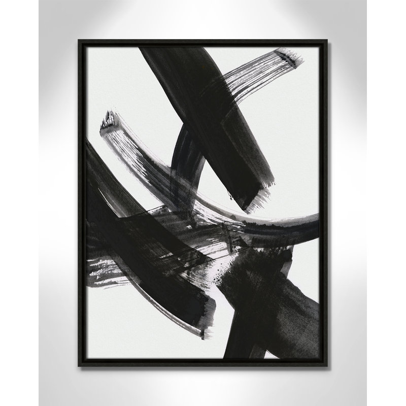 «Black Magic I Print» par Susan Jill, Espresso, H 25,5 po x l 19,5 po x P 2 po