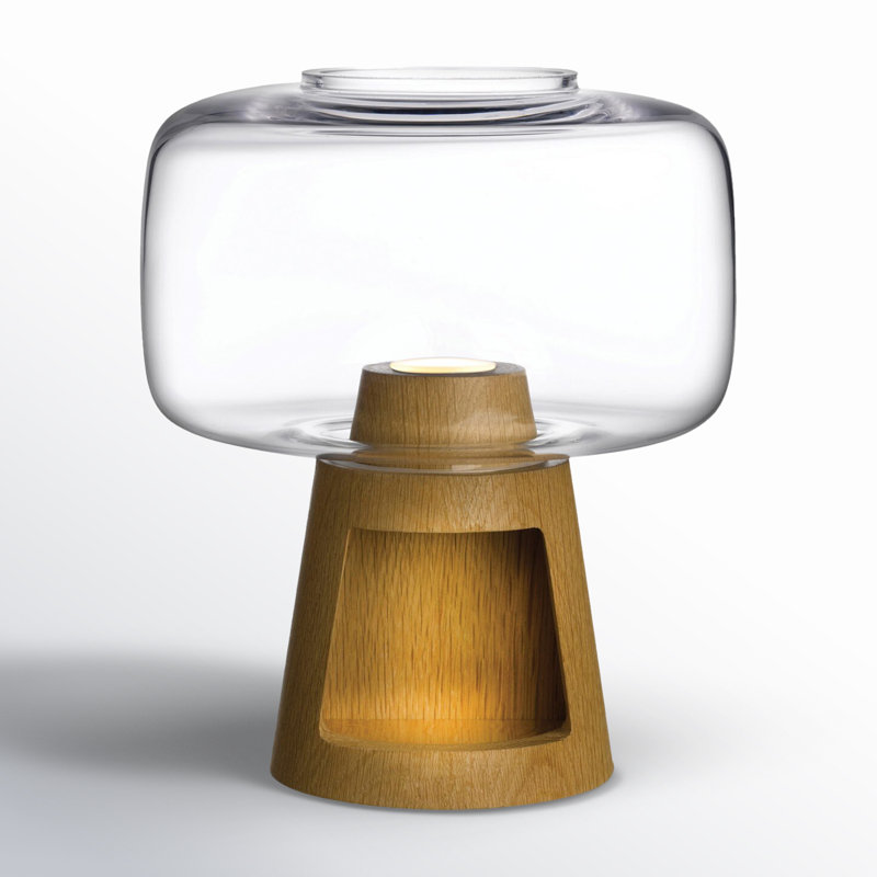 Tree Solid Wood Novelty Lamp, Clear