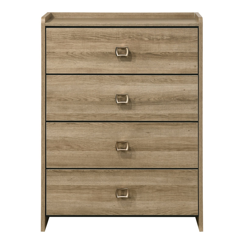 Commode 4 tiroirs Plainfield, Brown