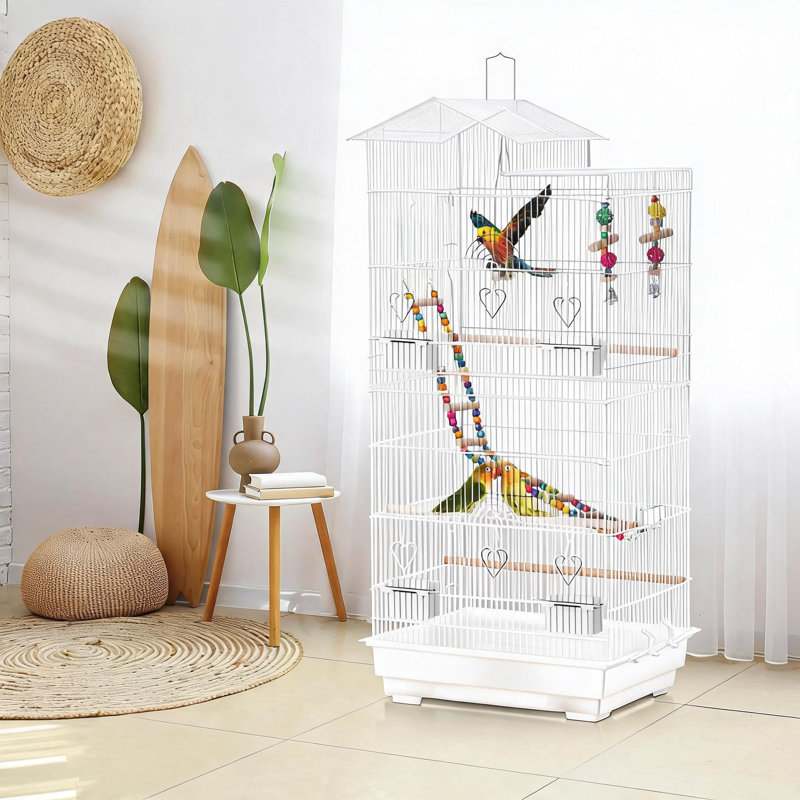 100cm Iron Wire Starter Bird Kit, White