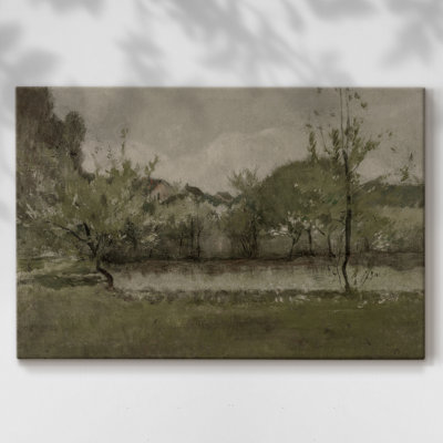 Paysages rétro-DCXCII -Galerie enveloppée Cavas