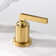 Widespread Bathroom Faucet with Drain Assembly