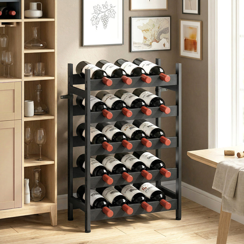 Multi-tiered, Open Shelving, Floor Black