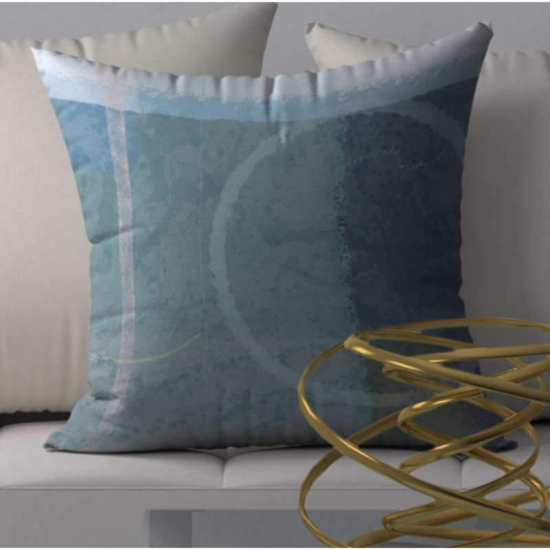 Housse de coussin décorative carrée et raffinée K.O., 20 po X 20 po