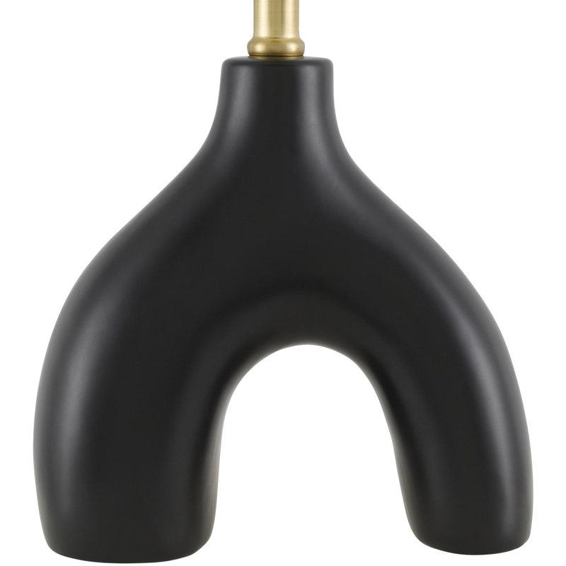 Celes Table Lamp, Black, Black