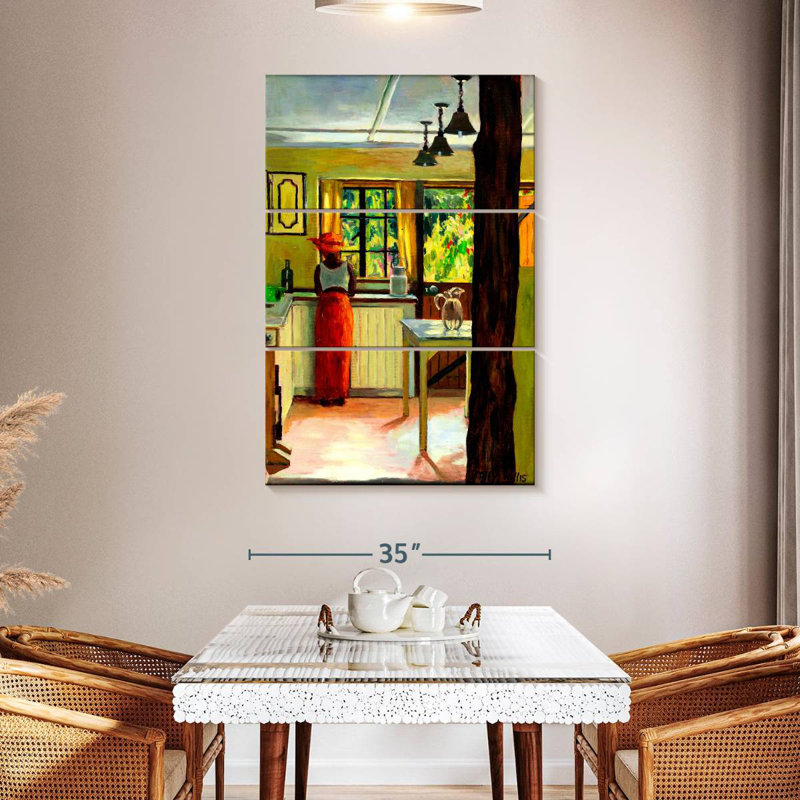 Leisha African Kitchen, 50" H x 32" W