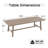 Outdoor Patio Aluminum Rectangular Dining Table